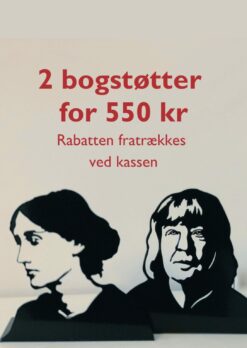 2 bogstøtter for 550 kr