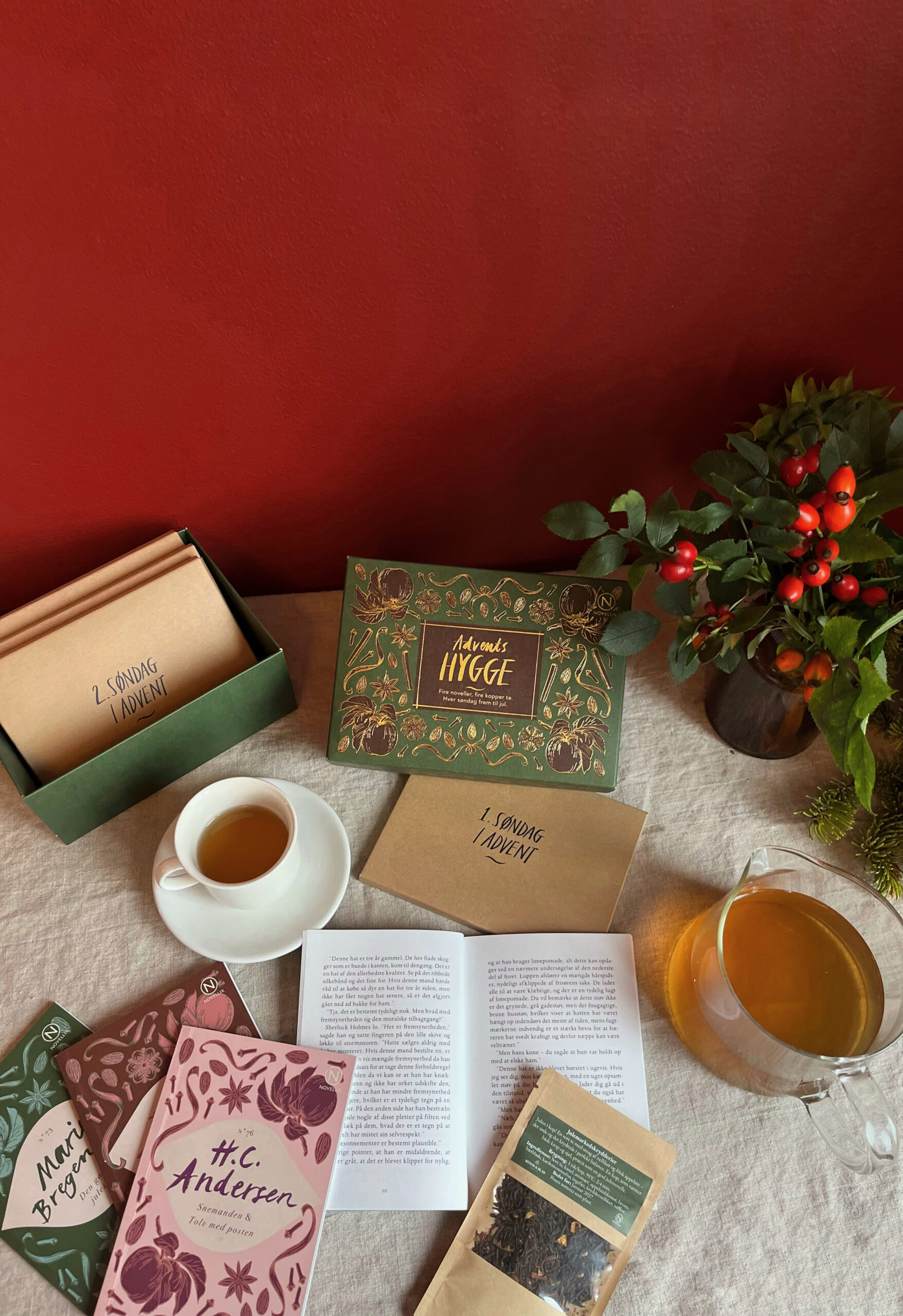 Adventshygge 2025. Fire noveller, fire kopper te – hver søndag frem til jul. - Billede 3