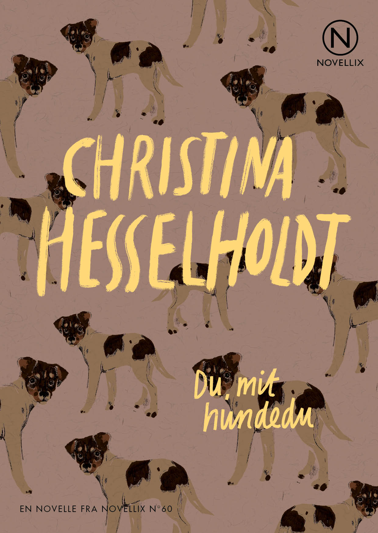 Der gik kun fjorten dage, så gav jeg mig til at kigge efter hunde på nettet. Mine venner og familie var på pletten med en advarsel: “Køb nu ikke en dansk-svensk gårdhund igen, køb en mindre aktiv race.” Men jeg ville have en der var magen til dig. Jeg ville have dit spejlbillede. Jeg ville have dig tilbage.

I Du, mit hundedu udforsker Christina Hesselholdt samspillet mellem ejer og hund; hundens magt over ejeren, der lever videre hinsides døden. Hvad det kræver at komme videre. Afskeden, der uvægerligt fører til at en lille ny hvalp formes som hundedu.